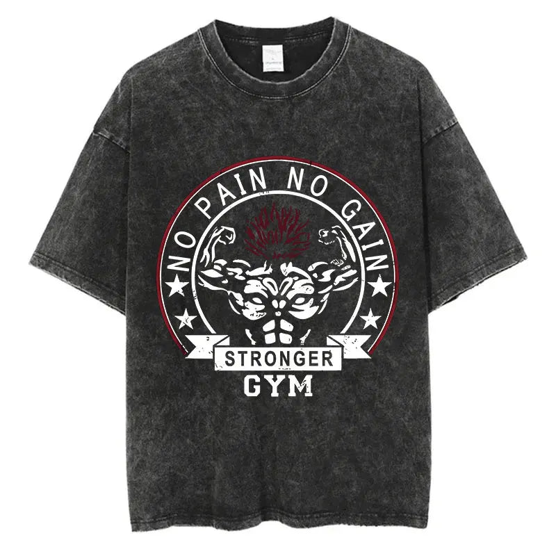 Camiseta Anime Baki Harajuku Oversize