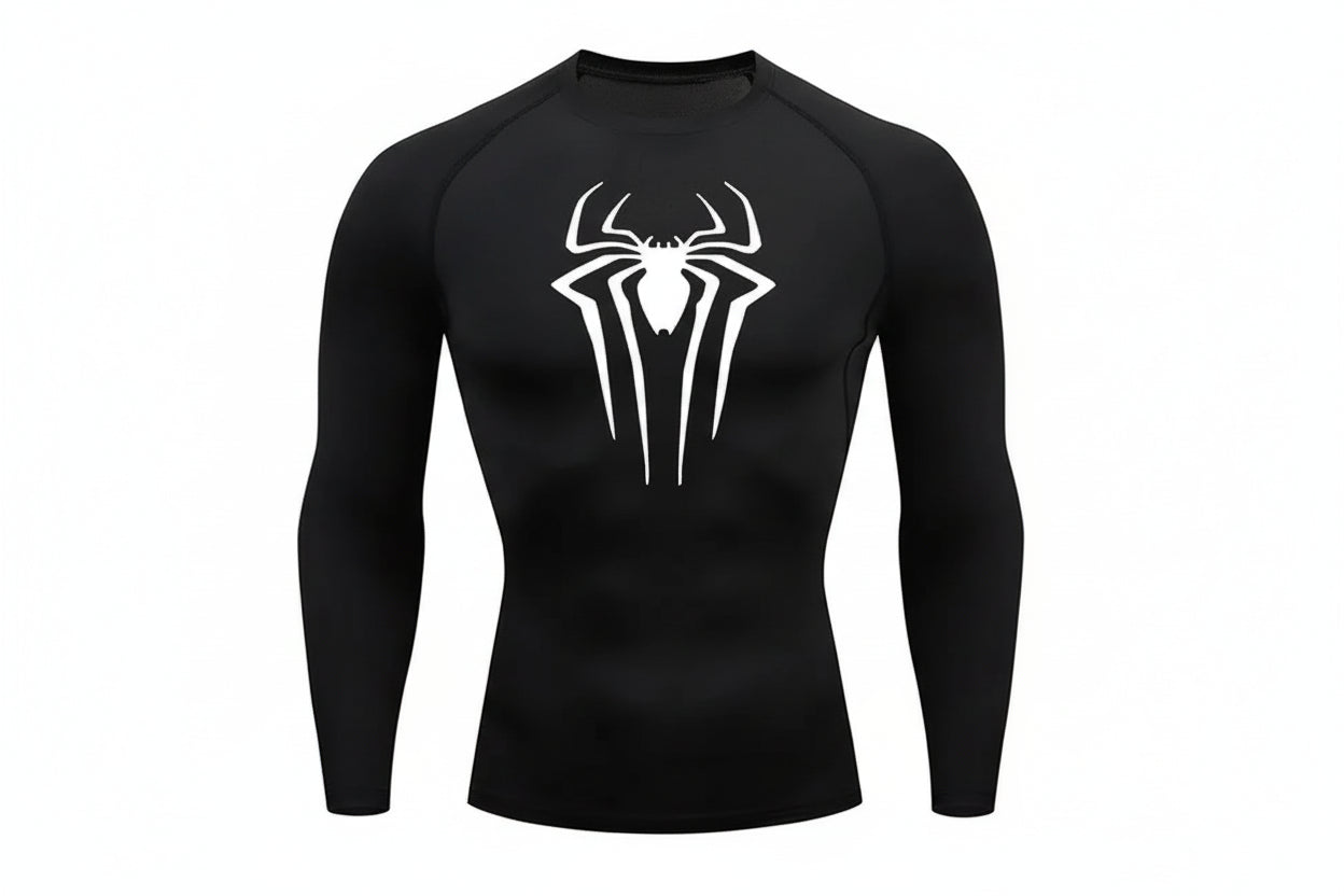 Playera de compresión manga larga Spiderman