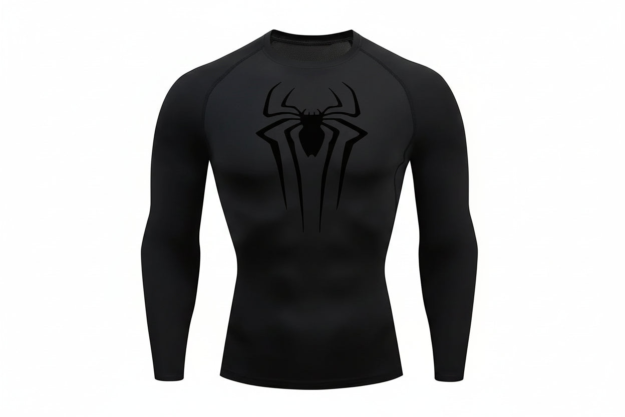 Playera de compresión manga larga Spiderman