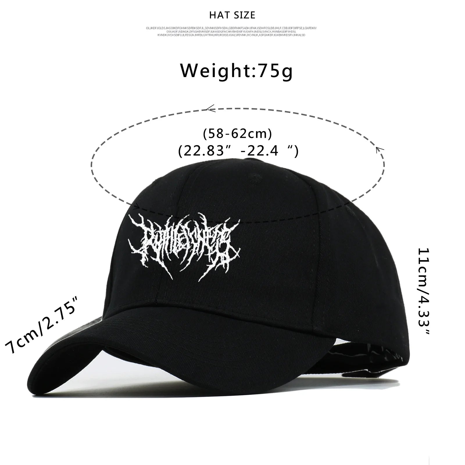 Gorra Gótica Y2K