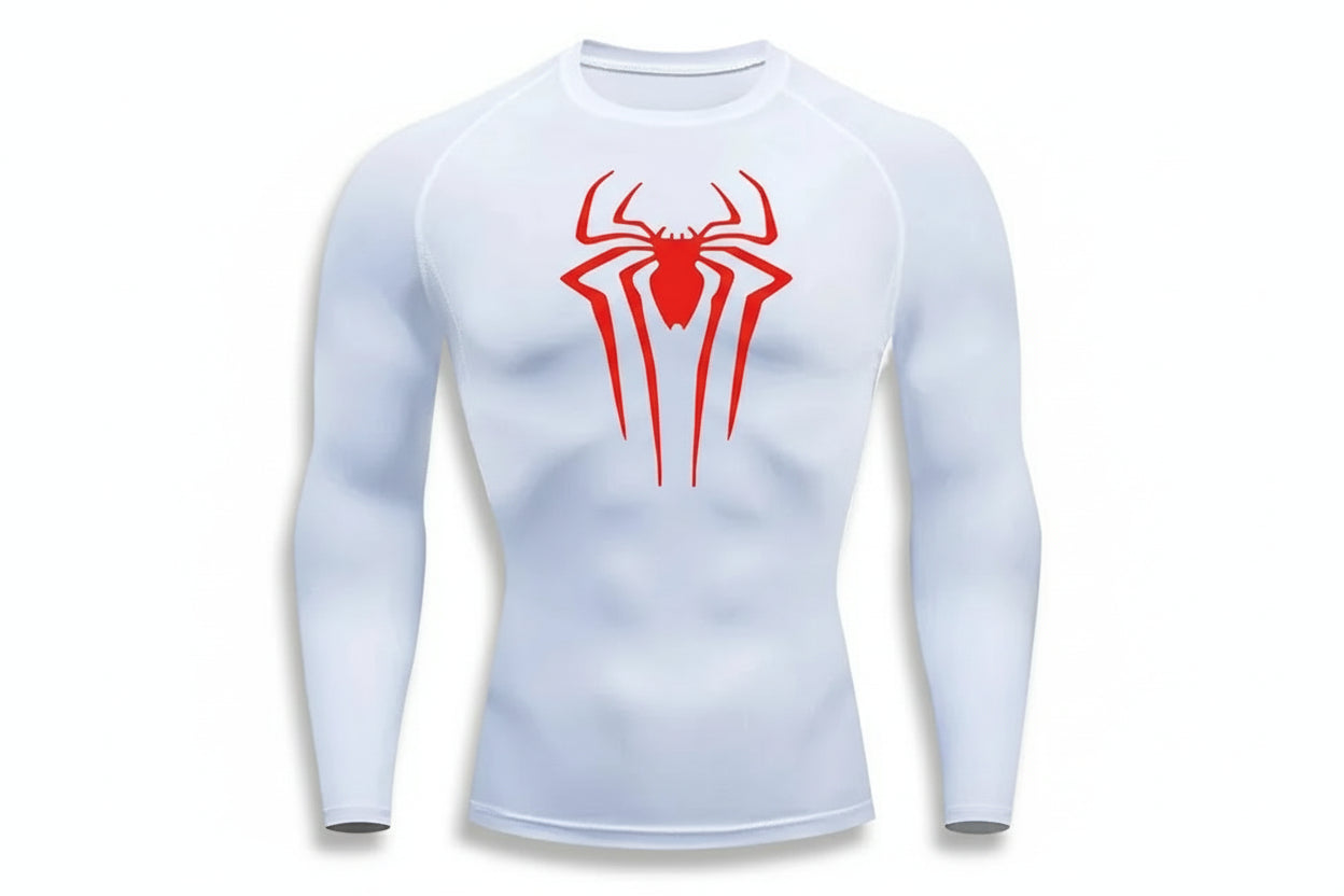Playera de compresión manga larga Spiderman
