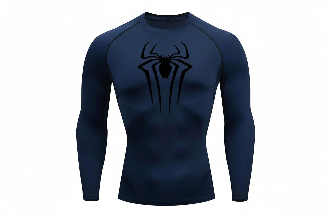 Playera de compresión manga larga Spiderman