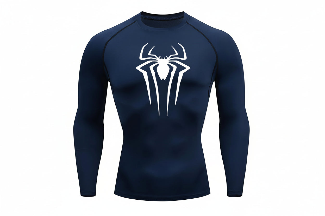 Playera de compresión manga larga Spiderman