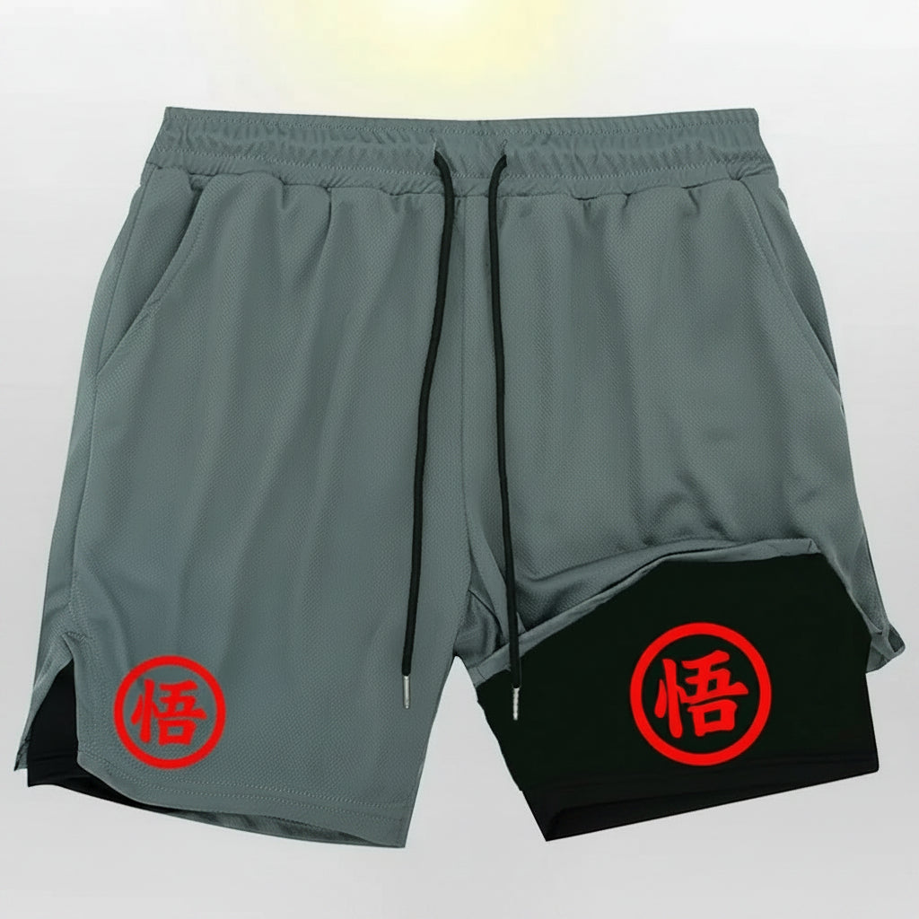 Pantalones Cortos Goku Anime 2 en 1