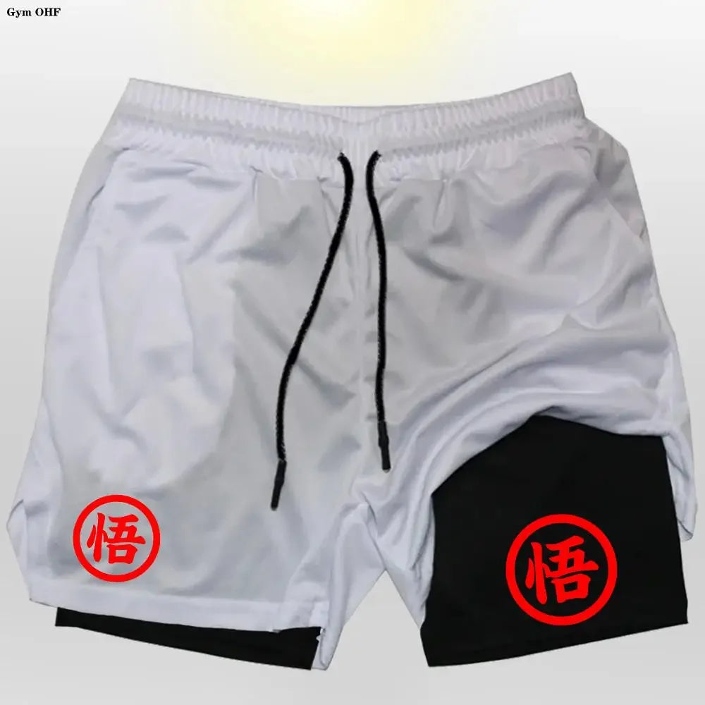 Pantalones Cortos Goku Anime 2 en 1