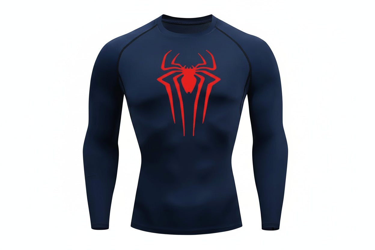Playera de compresión manga larga Spiderman
